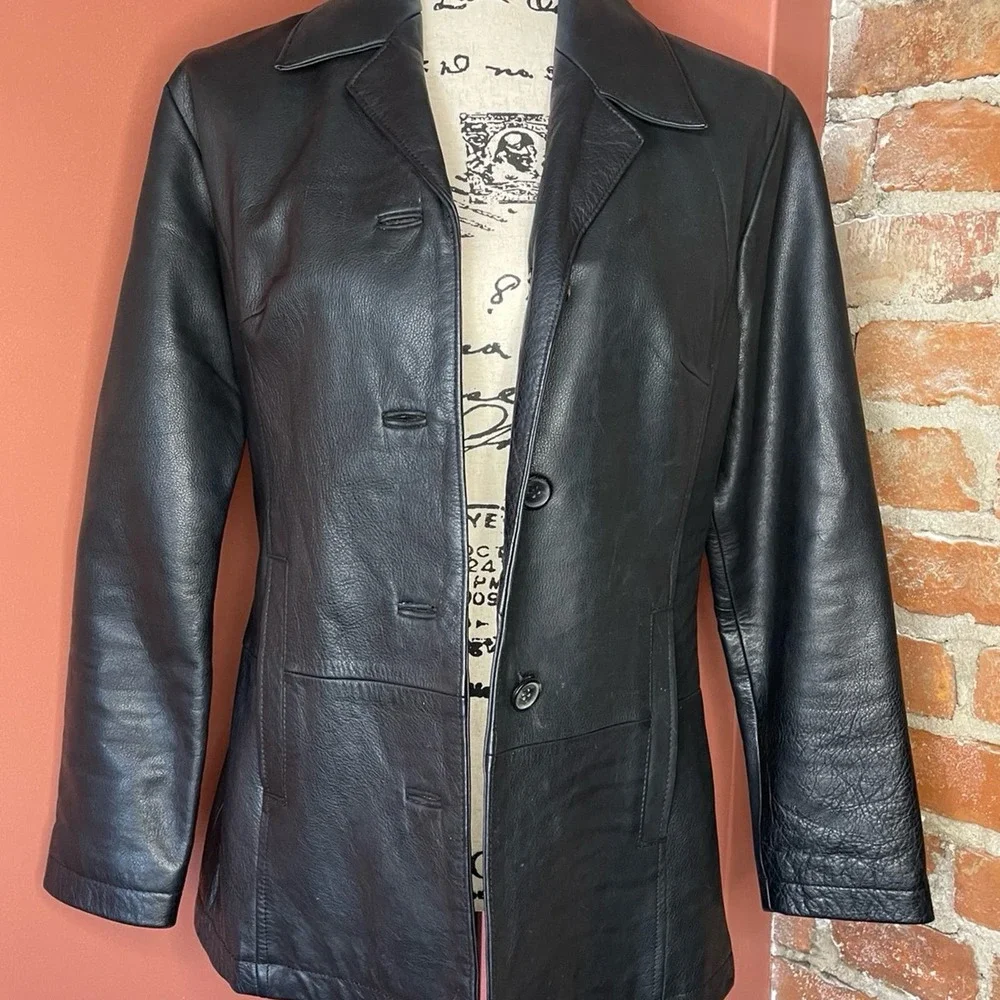 Leather jacket - Picture 1 of 6